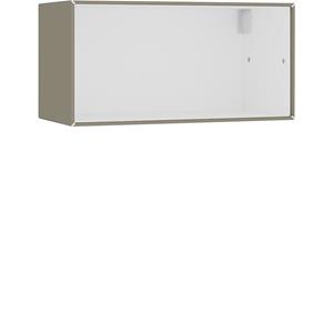 mauser Open losse box, hangend, breedte 770 mm, beigegrijs / zuiver wit