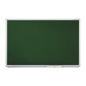 magnetoplan Krijtbord, plaatstaal, groen gelakt, b x h = 600 x 450 mm