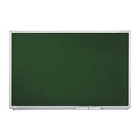 magnetoplan Krijtbord, plaatstaal, groen gelakt, b x h = 2000 x 1000 mm