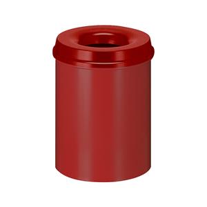 Vepa Bins Vlamdovende papierbak 15 ltr, rood (VB101500R)