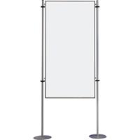 Eurokraft basic Informatiewand, eendelig - plaatstaal, gecoat, b x h = 800 x 1500 mm