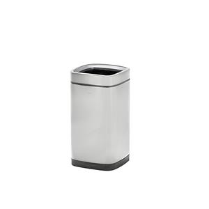 EKO Prullenbak met binnenbak, inhoud 28 l, wit
