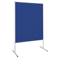 MAUL presentatiebord Maulstandard, oppervlak van vilt, kurk of papier, mobiel, vilt blauw