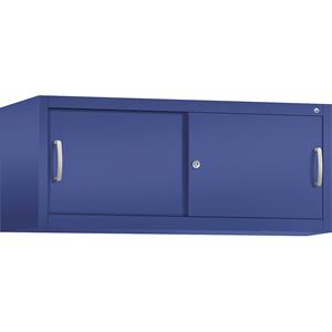 C+P ACCURADO opzetkast met schuifdeuren, h x b x d = 500 x 1200 x 500 mm, lapisblauw