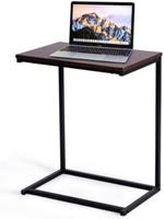 COSTWAY Laptoptisch Beistelltisch braun