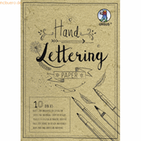 Ludwig Bähr 5 x  Handlettering Paper Elefantenhaut 190g/qm A5 10 Blatt