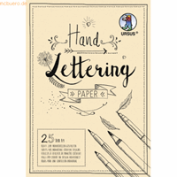 Ludwig Bähr 10 x  Handlettering Paper 210g/qm A4 25 Blatt creme