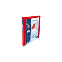 EXACOMPTA Ringbuch Kreacover, A4+, Ã¼berbreit, 4-D-R-Mech., Ring-Ã: 25mm, rot
