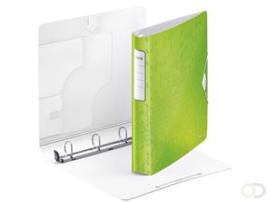 Ringband Leitz WOW A4 4-rings D-mech 30mm PP groen