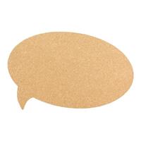 Securit Korktafel SILHOUETTE , Sprechblase,