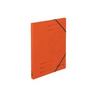 HERLITZ Ringbuch EasyOrga 11255478 A4 orange 2-Ring Ã 14mm Karton mit Gummiband