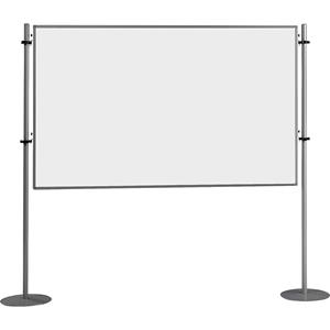 EUROKRAFTbasic Informatiewand, eendelig - plaatstaal, gecoat, b x h = 1500 x 1000 mm