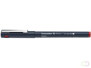 Schneider fineliner permanent Pictus 0,1 mm edelstaal rood