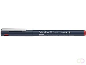 Schneider fineliner permanent Pictus 0,2 mm edelstaal rood