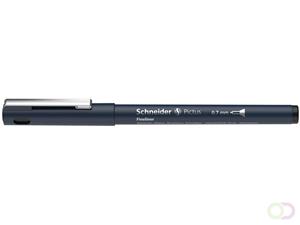 Schneider fineliner permanent Pictus 0,7 mm edelstaal zwart