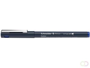 Schneider fineliner permanent Pictus 0,7 mm edelstaal blauw