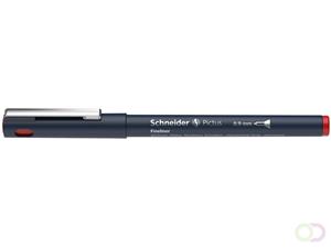 Schneider fineliner permanent Pictus 0,9 mm edelstaal rood