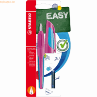 Vulpen StABILO Easybuddy linkshandig roze/blauw blister