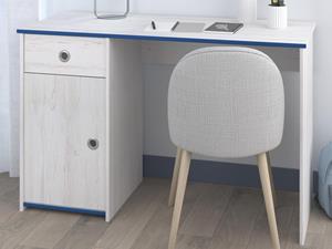Mobistoxx Bureau SMOOKIE witte pijnboom/blauw