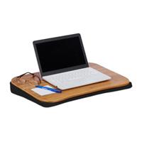 Relaxdays Laptopkissen Bambus natur