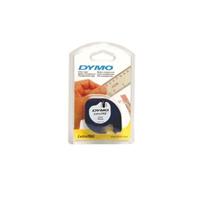 DYMO LT Kunststoffetiketten für LetraTag Etikettenhersteller, klare Etiketten, 12mm x 4m Rolle, selbstklebend
