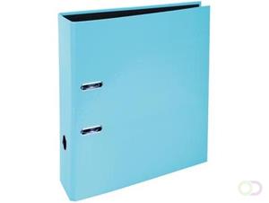 Exacompta Aquarel ordner uit karton met gecoat papier, ft A4, rug van 8 cm, pastelblauw