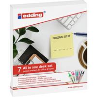 Edding Personal Set für den Schreibtisch VE=7 Stifte