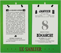 Dagblokkalender Le Sablier Géant, ft A4, Franstalig, 2022