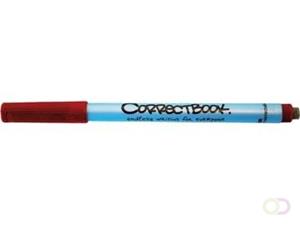 Correctbook uitwisbare pen, schrijfbreedte: 0,6mm, rood