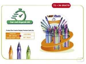 Bic inhoud voor display Quick Dry, assortiment met 108 stuks