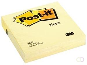 Post-it Notes ft 100 x 100 mm, geel, blok van 200 vel