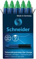 10 x Schneider Rollerpatrone One Change 0,6mm grün VE=5 Stück