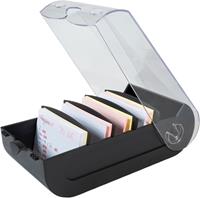 ExaClair Karteikartenbox BunnyBox A7 schwarz
