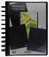 Atoma showalbum, voor ft A4, uit PP, met 100 tassen, personaliseerbaar