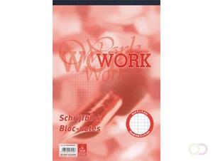 Work schrijfblok, ft A4, 70 g/m², 100 vel, geruit 5 mm