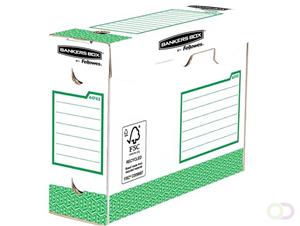 Bankers Box basic archiefdoos heavy duty, ft 9,5 x 24,5 x 33 cm, geel, pak van 20 stuks