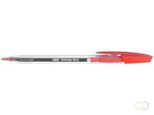Bic balpen Cristal Clic rood