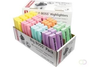 STABILO BOSS ORIGINAL Pastel markeerstift, pak van 48 stuks in geassorteerde kleuren