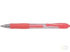 Pilot roller intrekbare Gelpen G-2 neonrood