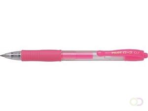 Pilot roller intrekbare Gelpen G-2 neonroze