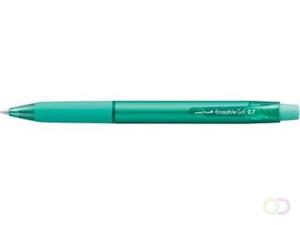 Uni-ball gelroller Erasable Gel, intrekbaar, groen
