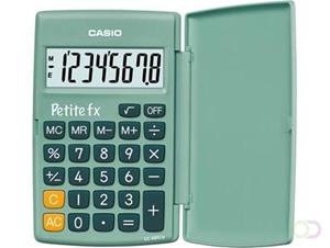 Casio zakrekenmachine Petite FX, groen