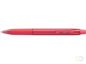 Uni-ball gelroller Erasable Gel, intrekbaar, rood