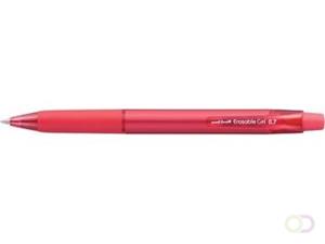 Uni-ball gelroller Erasable Gel, intrekbaar, rood