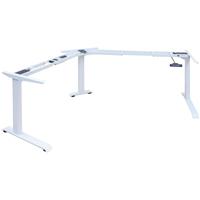 ALBATROS Eck-Schreibtisch-Gestell LIFT L7,Weiss - 