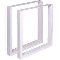 CLP 2er Set Tischbeine Velden-weiß-80 cm