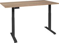 Mäusbacher Bureau Big System Office Breedte 120 cm, elektrisch in hoogte verstelbaar