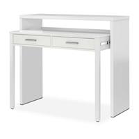 CaliCosy Uitschuifbare bureauconsole met 2 laden - L100 cm - Consola