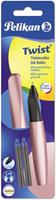 Pelikan roller Twist, blister, roze