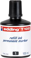 Edding Nachfülltinte edding T 100 für edding Permanentmarker 100ml sch